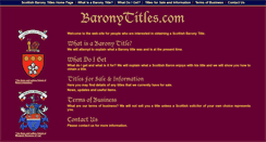 Desktop Screenshot of baronytitles.com